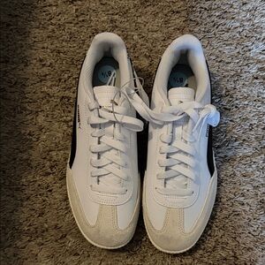 Puma White and Black Womens Shoes